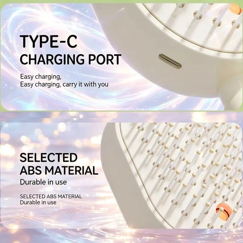 Rechargeable Steam Hair Brush