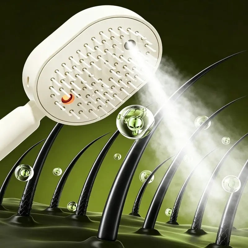 Rechargeable Steam  Hair Brush