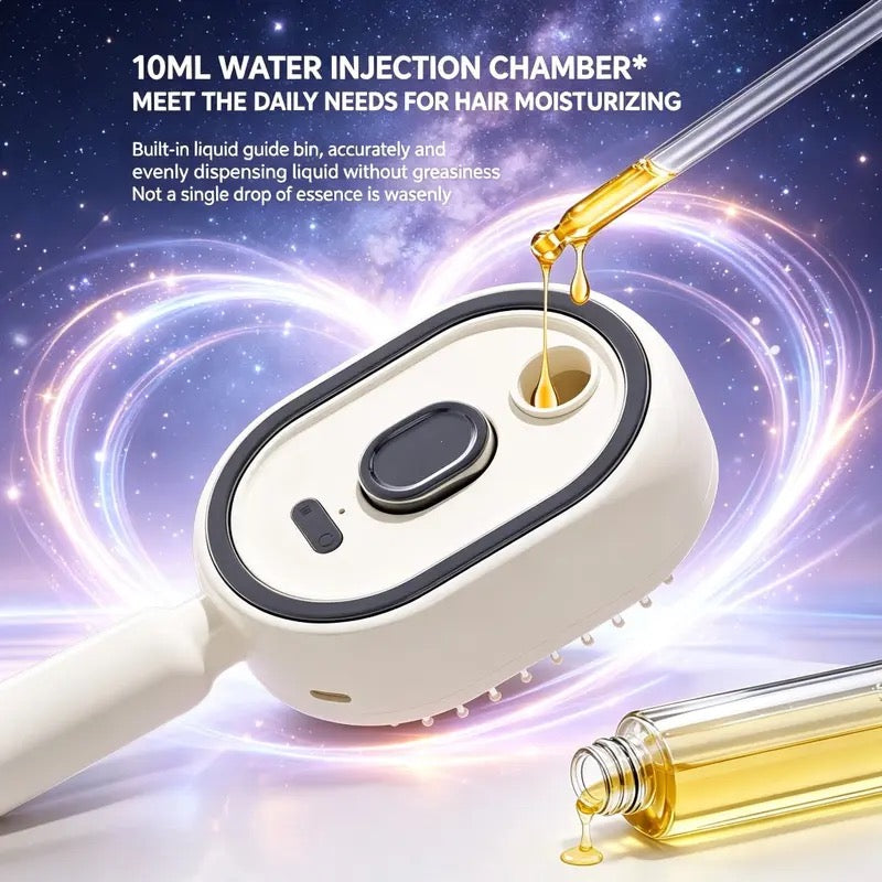 Rechargeable Steam  Hair Brush