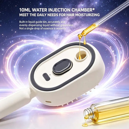 Rechargeable Steam  Hair Brush