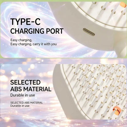 Rechargeable Steam  Hair Brush