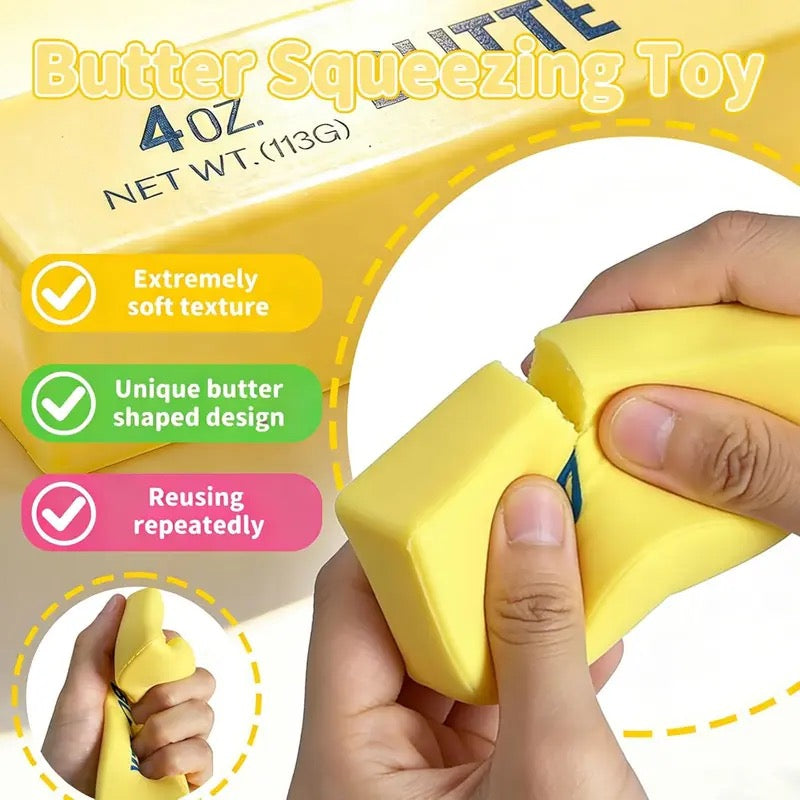 Butter Squishy Toy