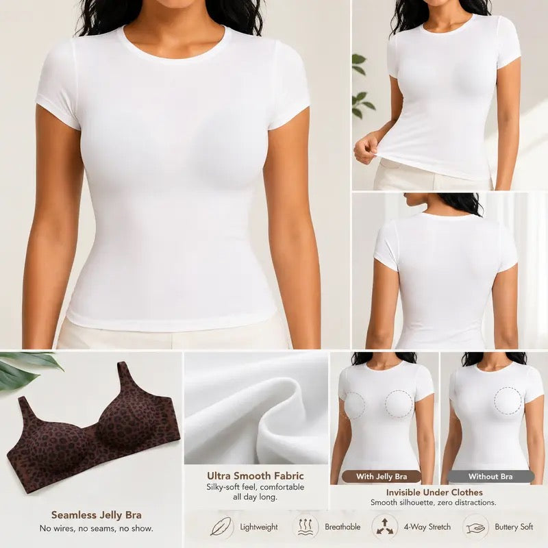 Women's Wireless Jelly Seamless Bra