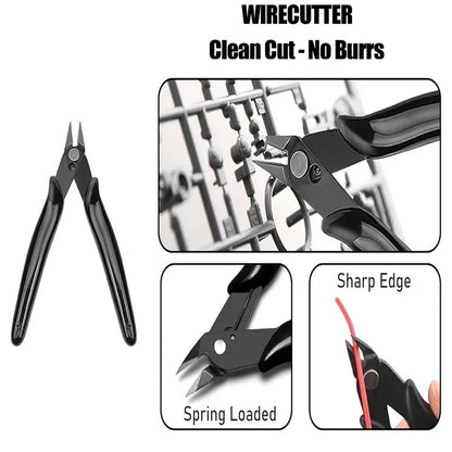 3D Printer Tool Kit, 43Pcs Complete 3D Printing Accessories & Maintenance Set for All FDM/SLA Printers, Includes Nozzle Cleaning Kit, Removal Scrapers, Finishing Tools, Files, Brushes, Wire Cutters, Engraving Knife