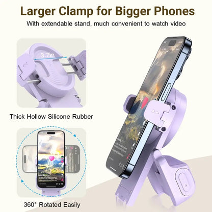 Remote Control for TikTok Scrolling, Wireless Page Turner & Selfie with Smartphone Holder Stand