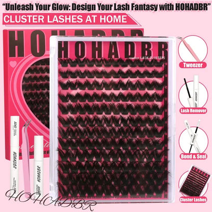 Beginner Friendly Lashes Fairy Individual Manga Lash Extension Easy to Apply Soft comfortable Makeup at Home For Cosmetic Lashes Cluster Eyelash Lash Clusters Eyelash Extension Eyelashes Extension Wispy