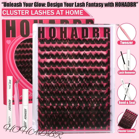 Beginner Friendly Lashes Fairy Individual Manga Lash Extension Easy to Apply Soft comfortable Makeup at Home For Cosmetic Lashes Cluster Eyelash Lash Clusters Eyelash Extension Eyelashes Extension Wispy