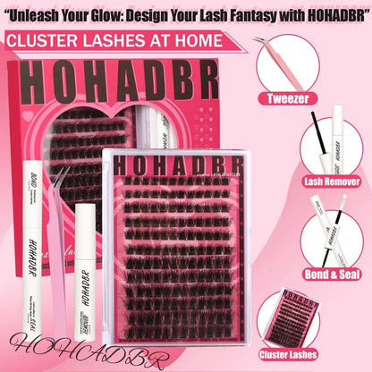 Beginner Friendly Lashes Fairy Individual Manga Lash Extension Easy to Apply Soft comfortable Makeup at Home For Cosmetic Lashes Cluster Eyelash Lash Clusters Eyelash Extension Eyelashes Extension Wispy